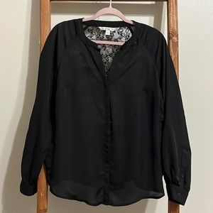 Lauren Conrad sheer blouse